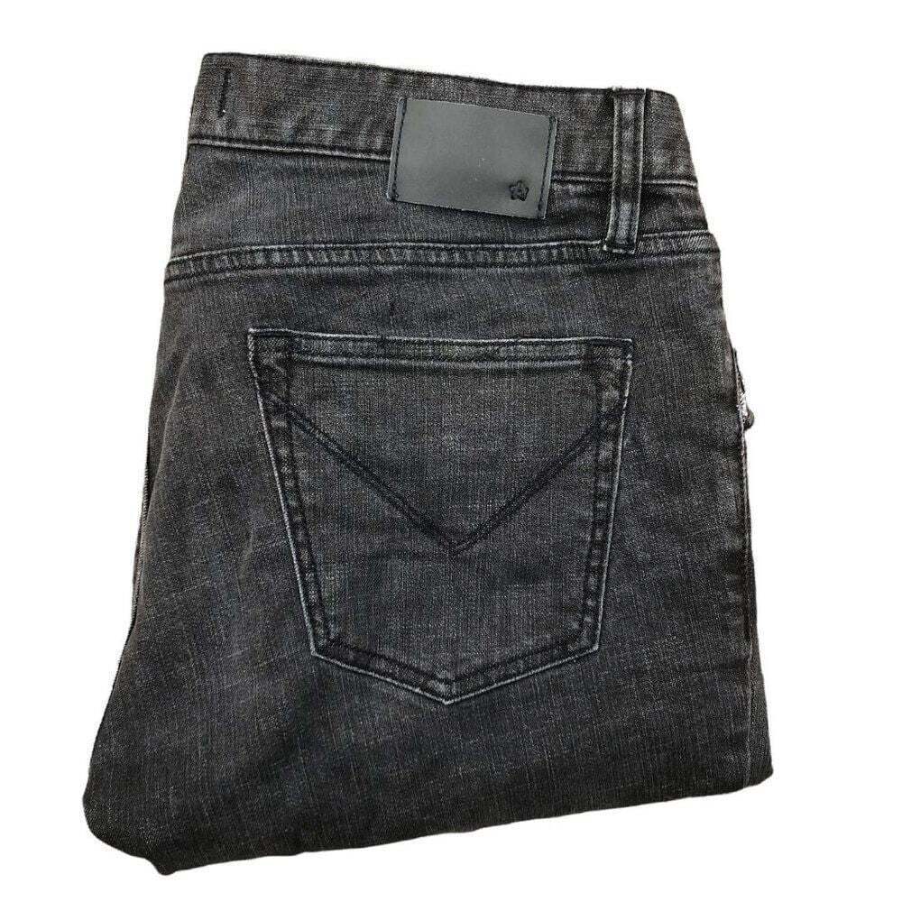 RARE John Varvatos Jeans Size 34 Designer Jeans Gray WIGHT